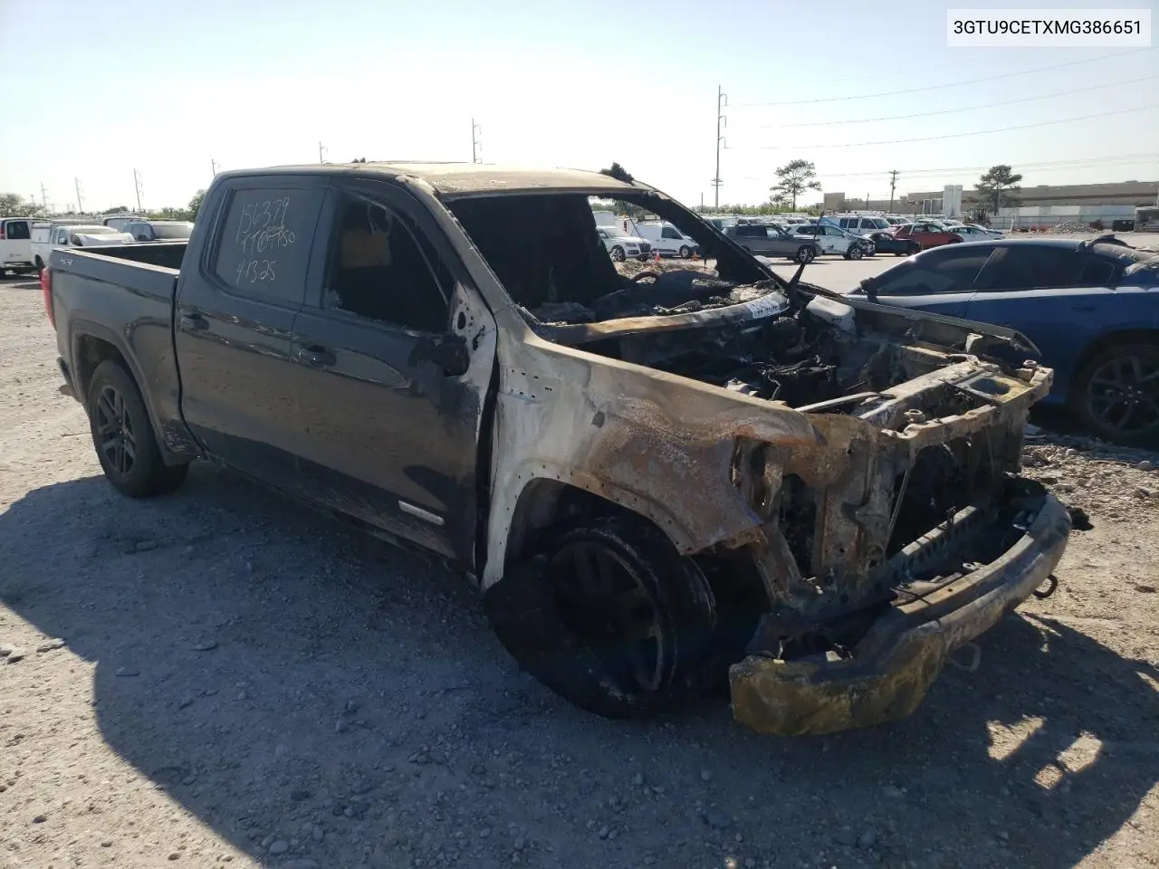 3GTU9CETXMG386651 2021 GMC Sierra K1500 Elevation