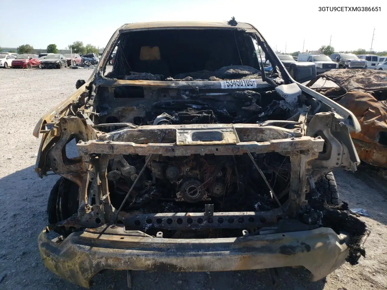 3GTU9CETXMG386651 2021 GMC Sierra K1500 Elevation