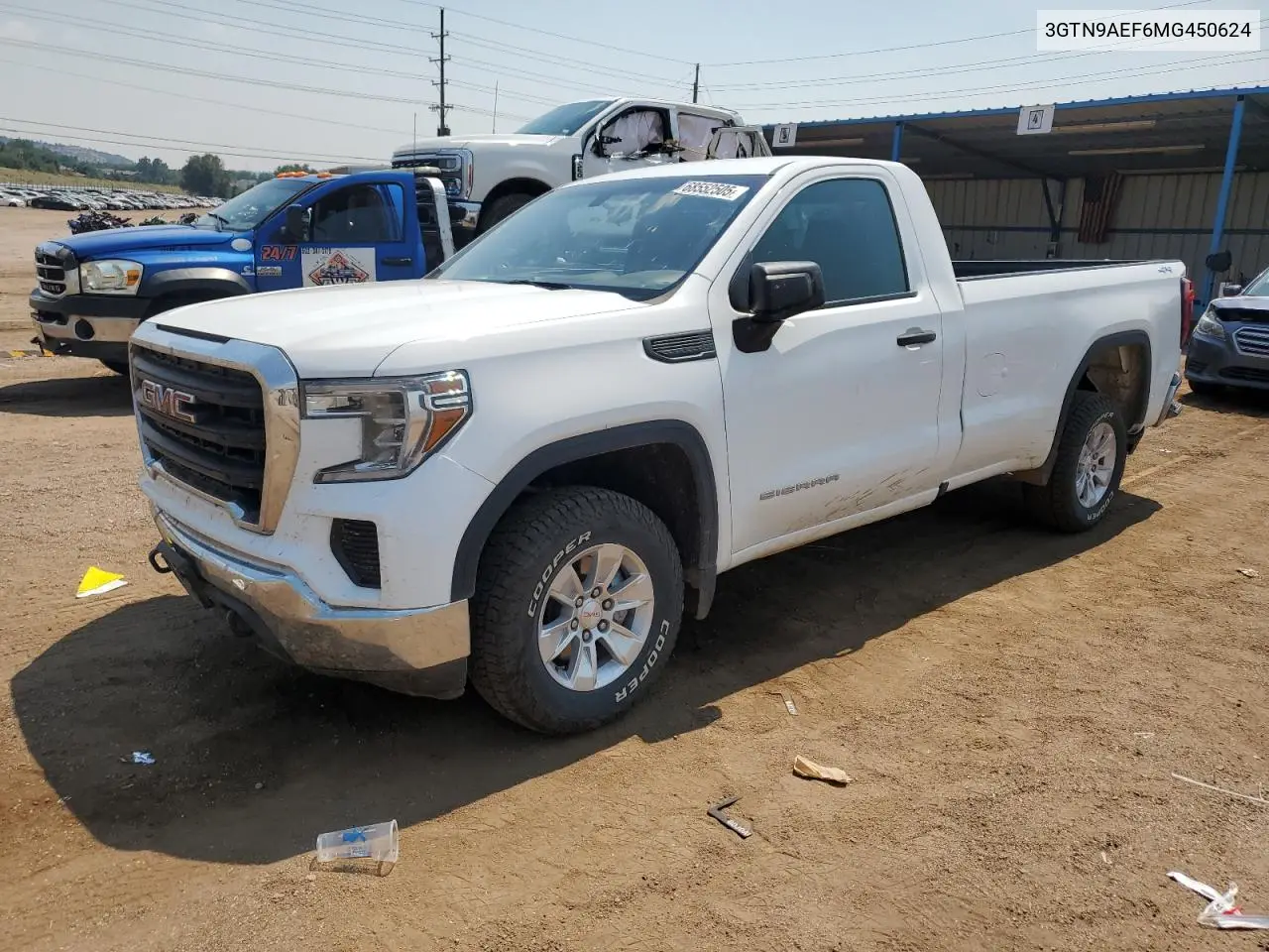 3GTN9AEF6MG450624 2021 GMC Sierra K1500