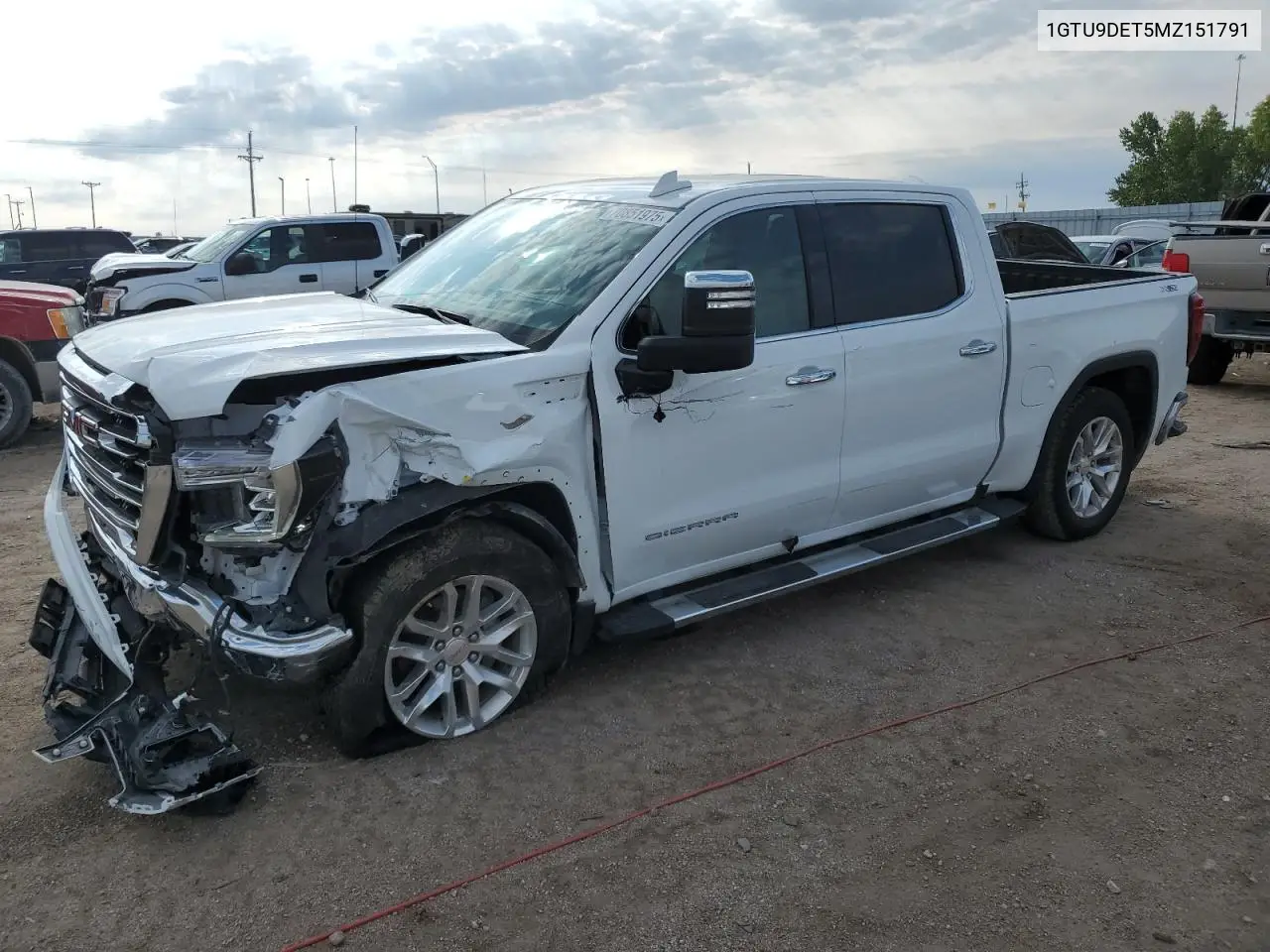 1GTU9DET5MZ151791 2021 GMC Sierra K1500 Slt