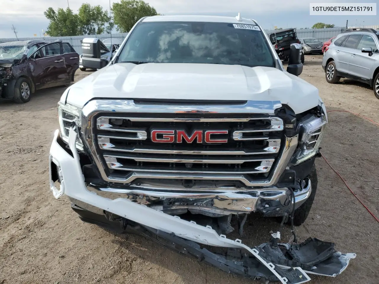 1GTU9DET5MZ151791 2021 GMC Sierra K1500 Slt