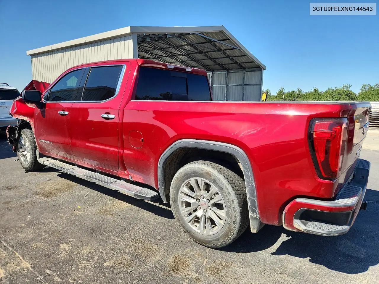 2022 GMC Sierra Limited K1500 Denali VIN: 3GTU9FELXNG144543 Lot: 51882646