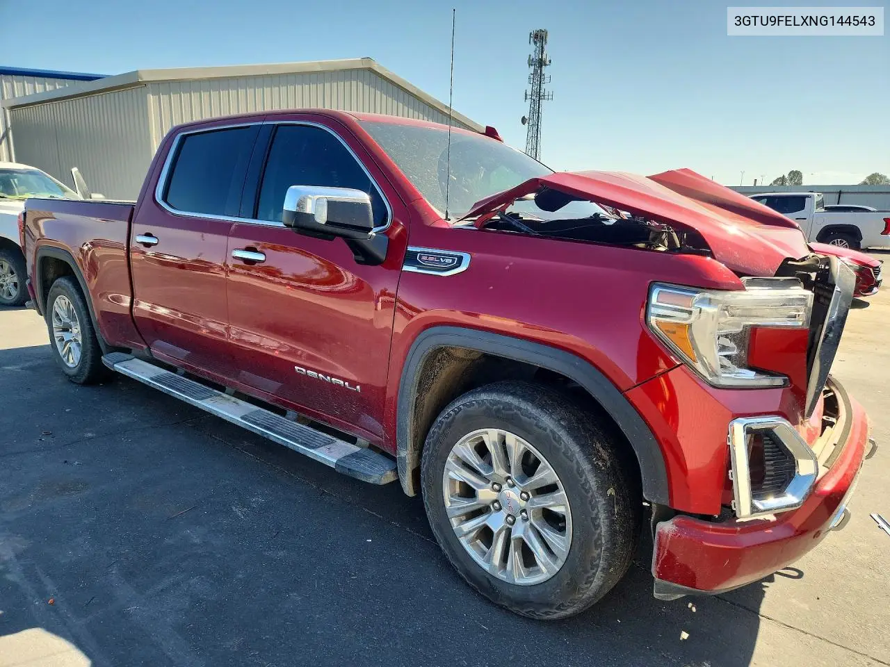 2022 GMC Sierra Limited K1500 Denali VIN: 3GTU9FELXNG144543 Lot: 51882646