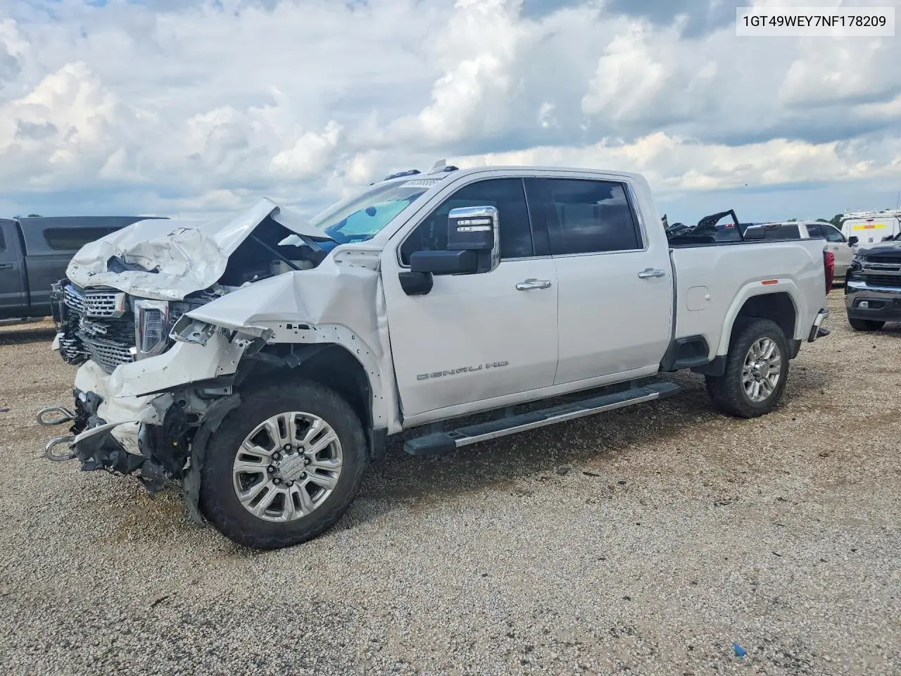 2022 GMC Sierra K3500 Denali VIN: 1GT49WEY7NF178209 Lot: 60368686