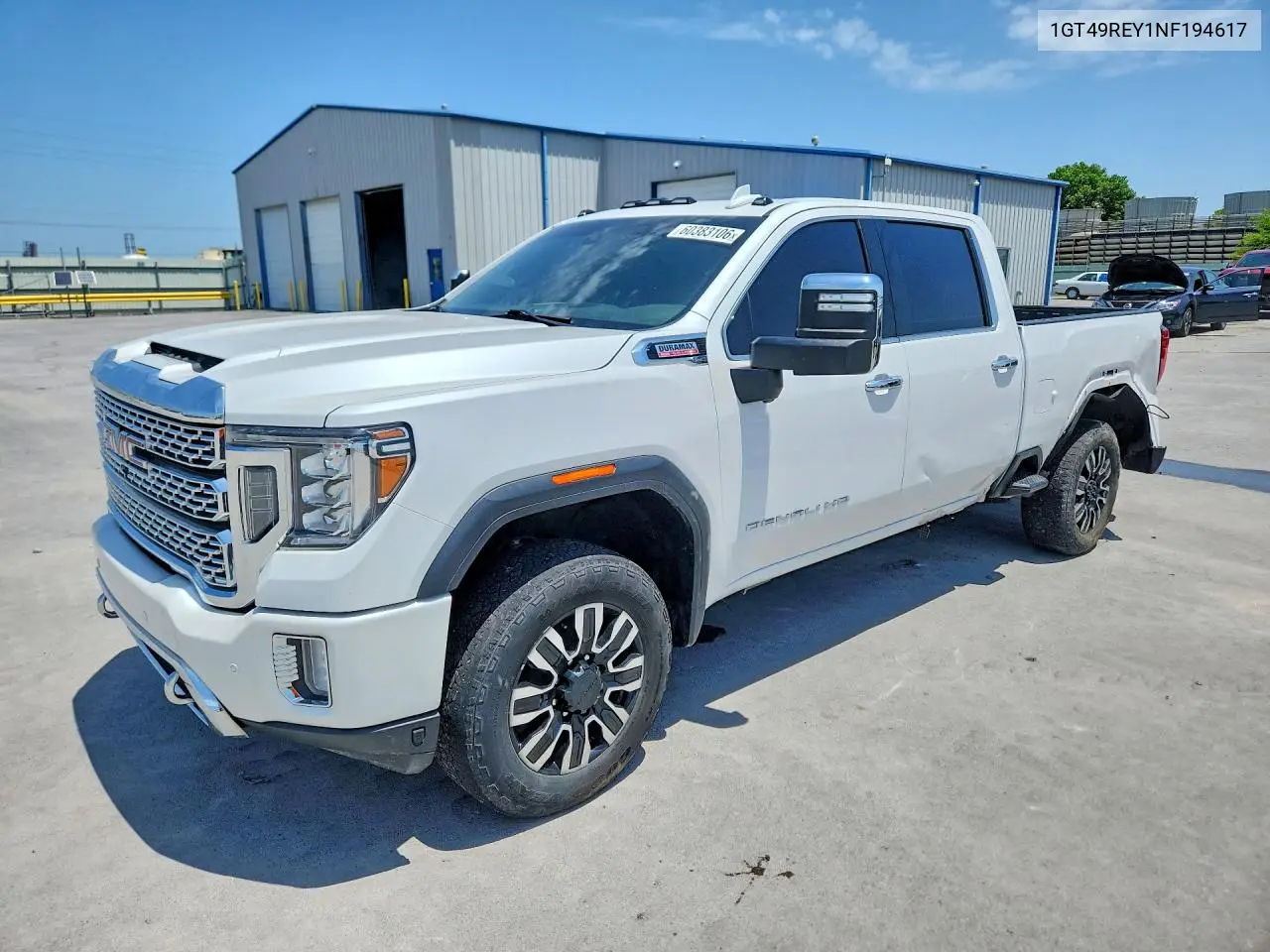 2022 GMC Sierra K2500 Denali VIN: 1GT49REY1NF194617 Lot: 60383106