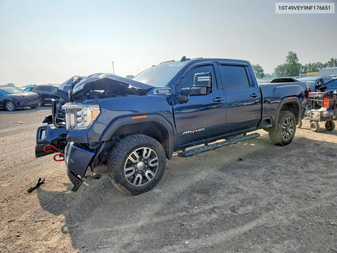 2022 GMC Sierra K3500 At4 VIN: 1GT49VEY9NF176651 Lot: 60680836