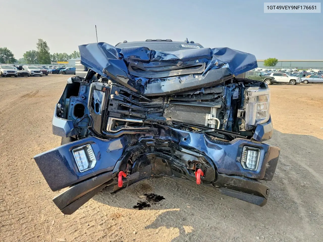 2022 GMC Sierra K3500 At4 VIN: 1GT49VEY9NF176651 Lot: 60680836