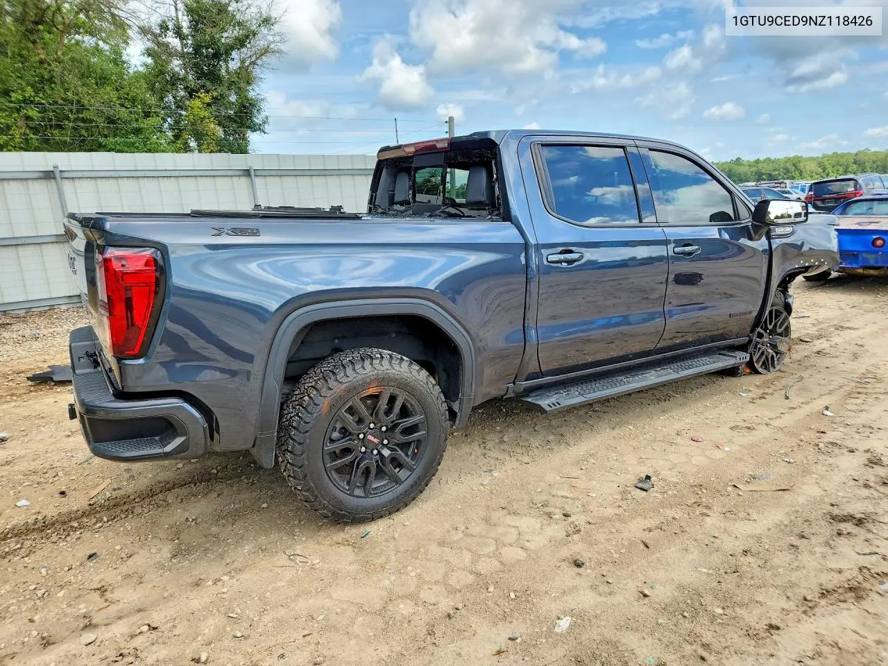 2022 GMC Sierra Limited K1500 Elevation VIN: 1GTU9CED9NZ118426 Lot: 61183876