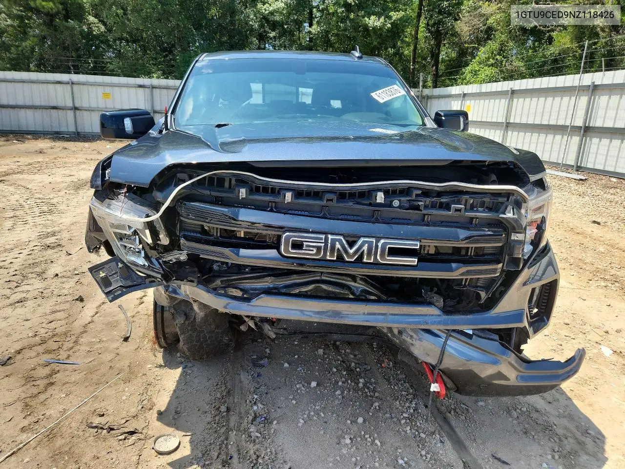2022 GMC Sierra Limited K1500 Elevation VIN: 1GTU9CED9NZ118426 Lot: 61183876