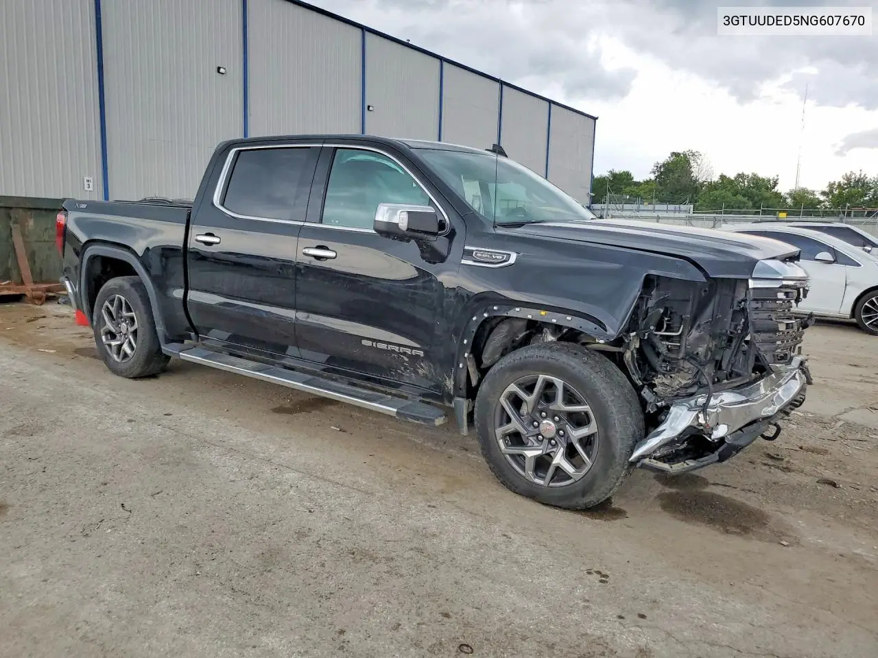 2022 GMC Sierra K1500 Slt VIN: 3GTUUDED5NG607670 Lot: 61586946