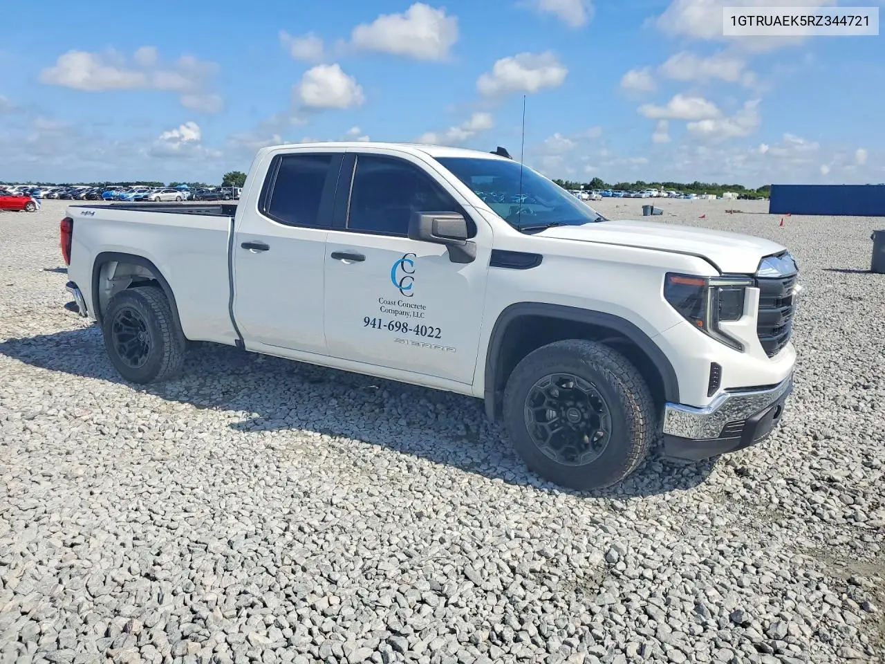 2024 GMC Sierra K1500 VIN: 1GTRUAEK5RZ344721 Lot: 59245876