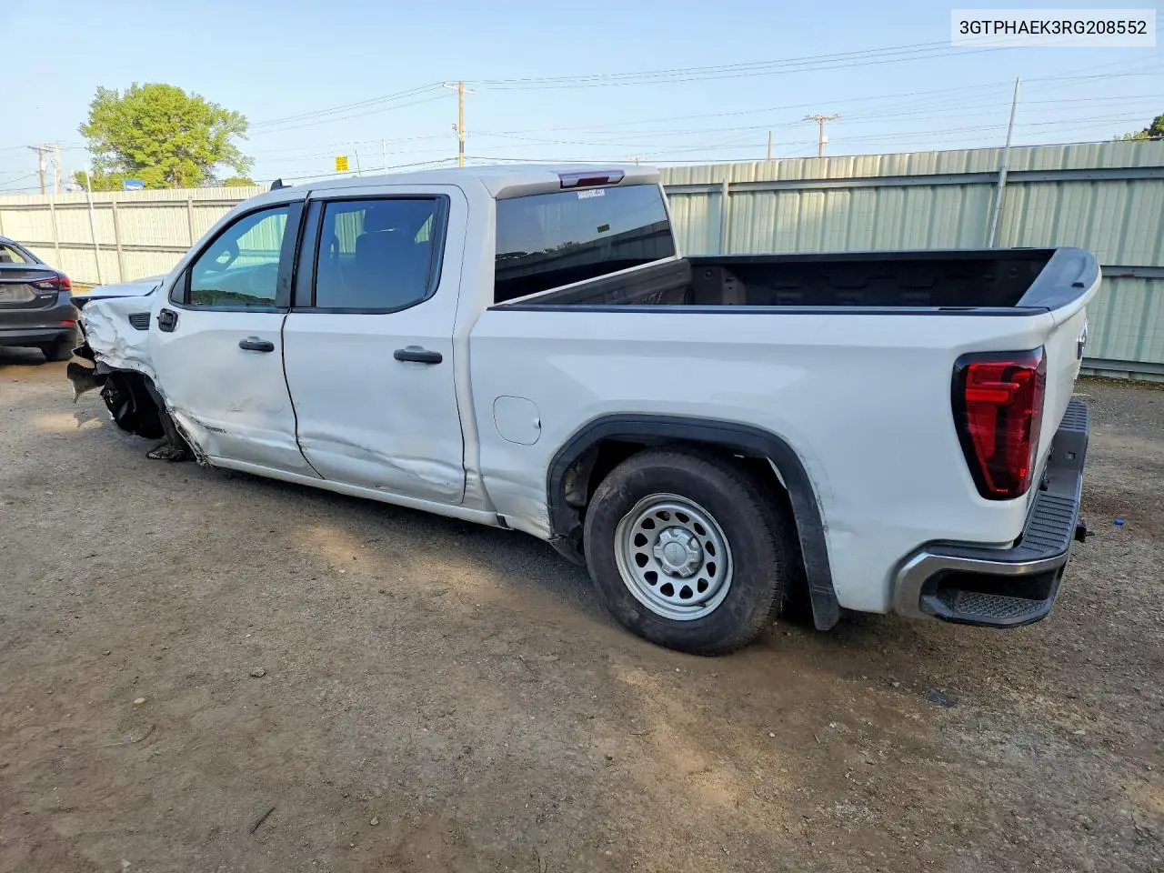 2024 GMC Sierra C1500 VIN: 3GTPHAEK3RG208552 Lot: 60376876