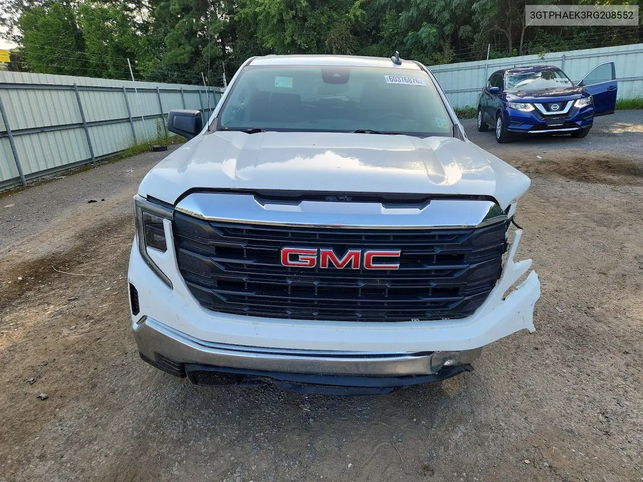2024 GMC Sierra C1500 VIN: 3GTPHAEK3RG208552 Lot: 60376876