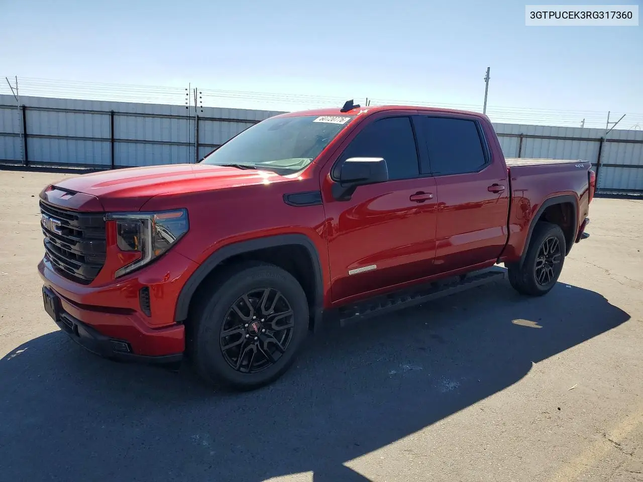 2024 GMC Sierra K1500 Elevation VIN: 3GTPUCEK3RG317360 Lot: 60720776