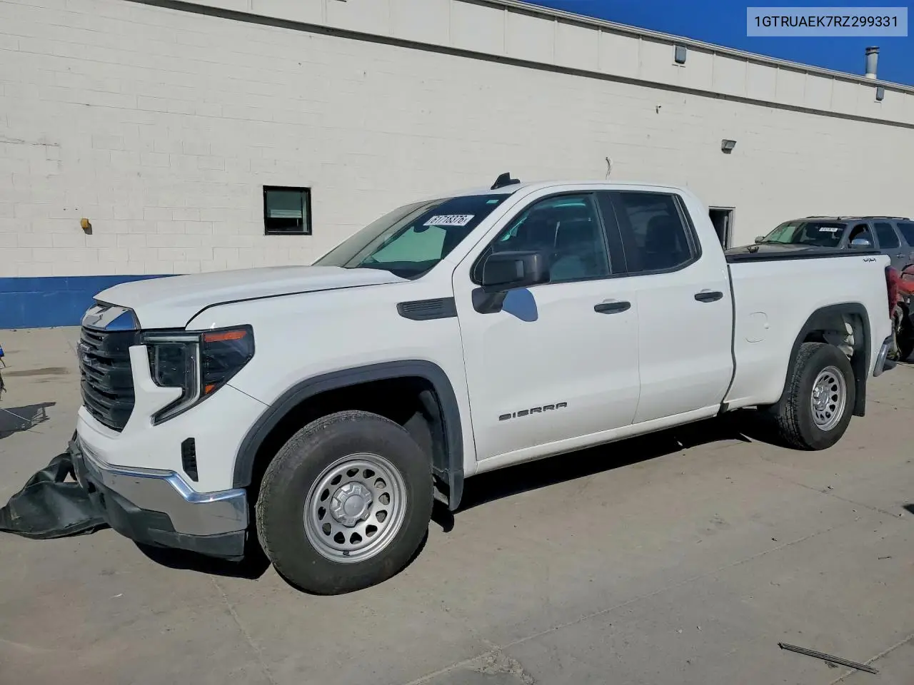 2024 GMC Sierra K1500 VIN: 1GTRUAEK7RZ299331 Lot: 61718376