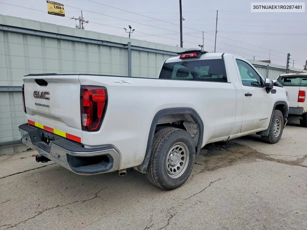 2024 GMC Sierra K1500 VIN: 3GTNUAEK1RG287481 Lot: 76433635