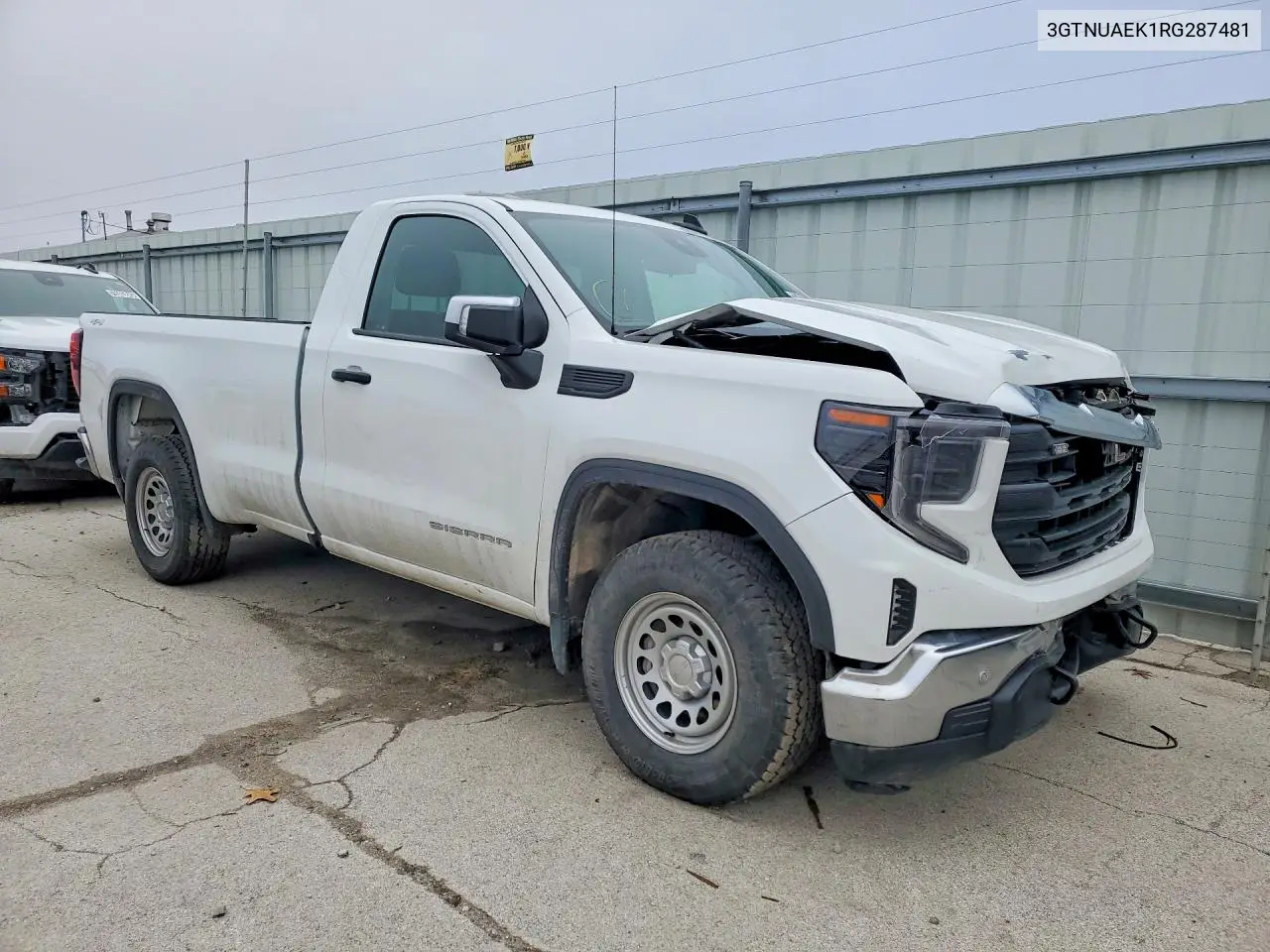 2024 GMC Sierra K1500 VIN: 3GTNUAEK1RG287481 Lot: 76433635