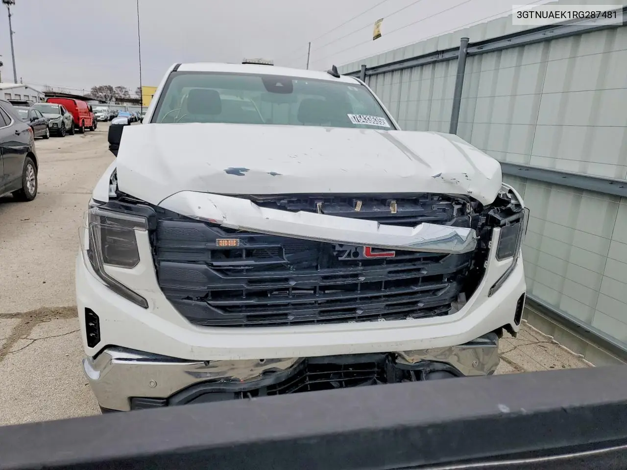 2024 GMC Sierra K1500 VIN: 3GTNUAEK1RG287481 Lot: 76433635