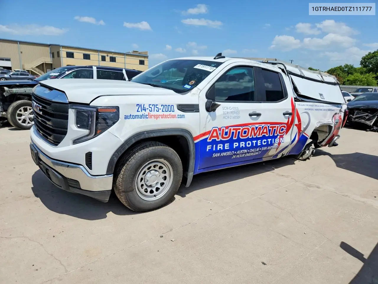 2026 GMC Sierra C1500 VIN: 1GTRHAED0TZ111777 Lot: 61607716