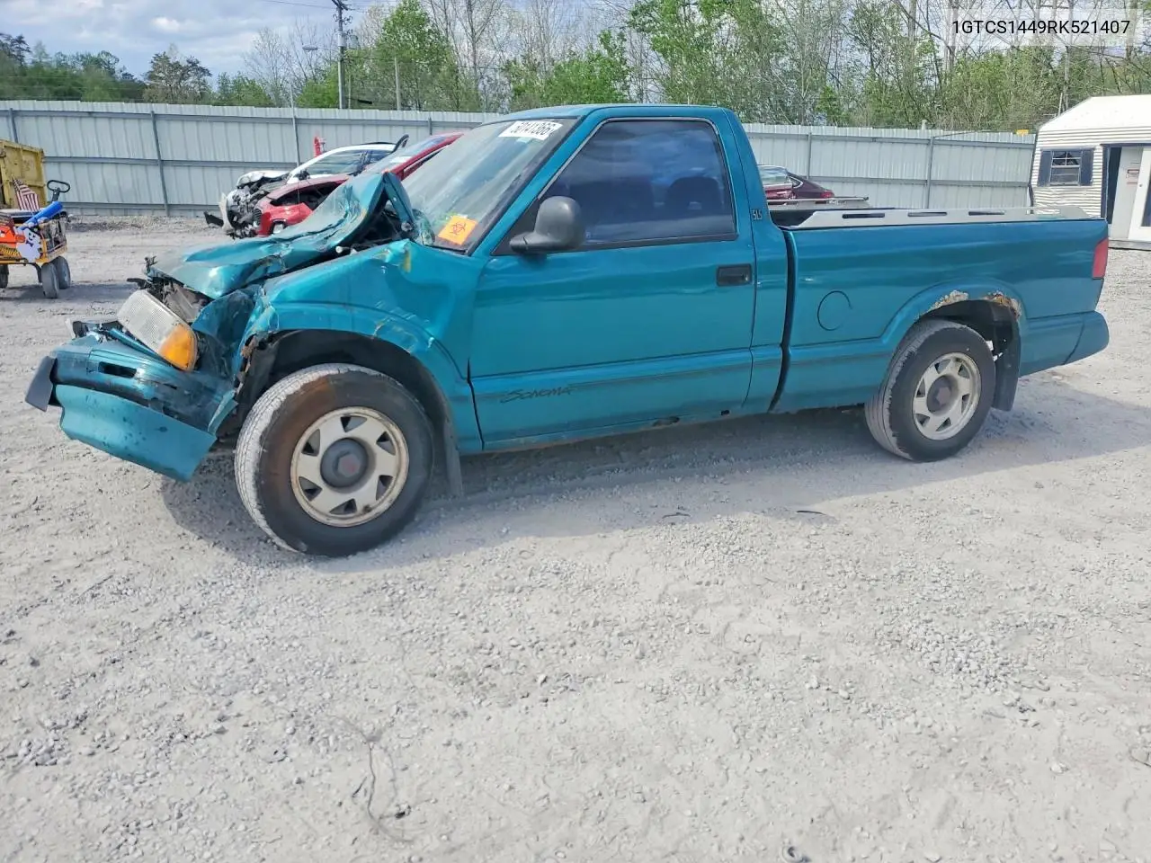 1994 GMC Sonoma VIN: 1GTCS1449RK521407 Lot: 50141366