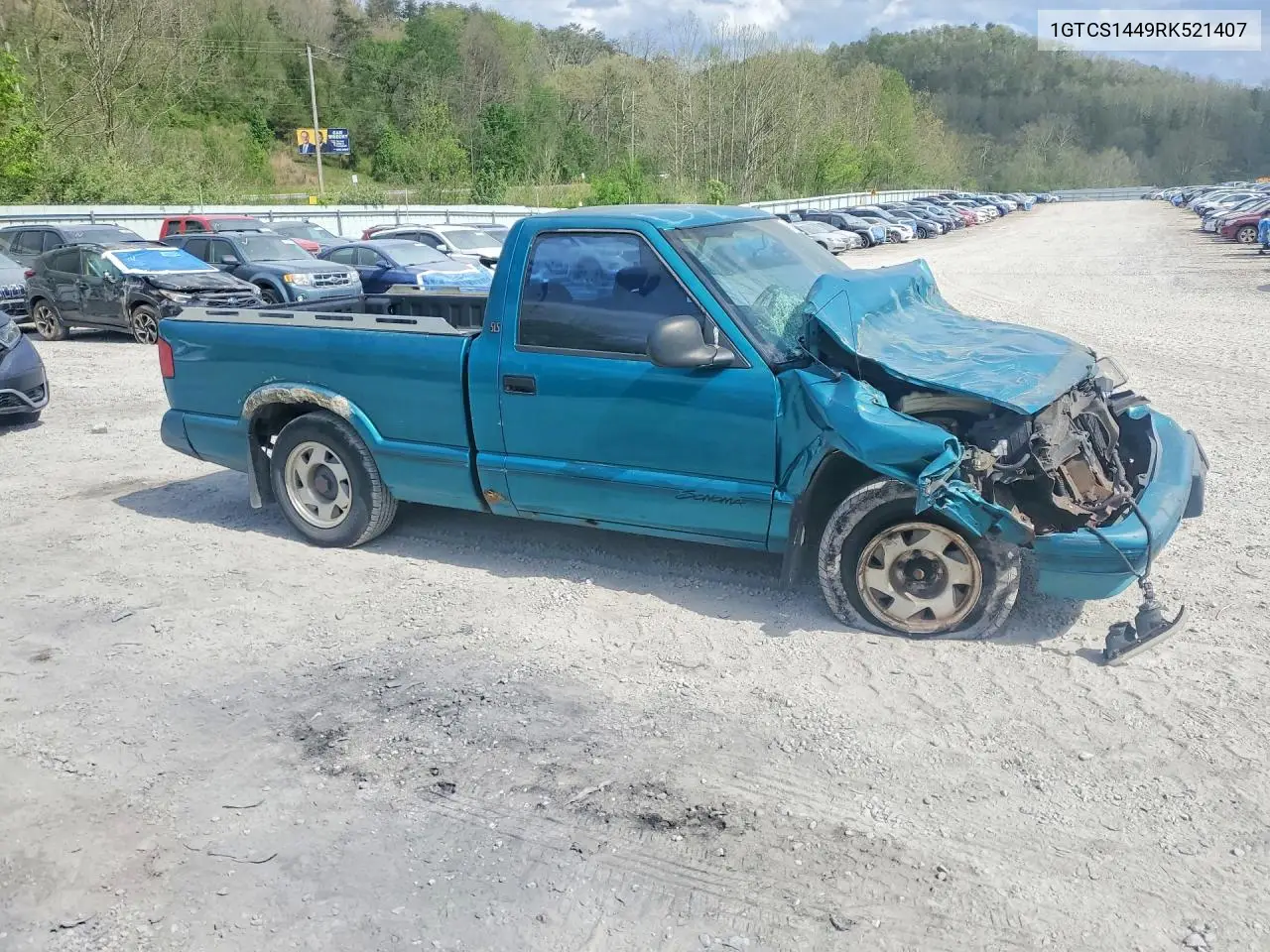 1994 GMC Sonoma VIN: 1GTCS1449RK521407 Lot: 50141366