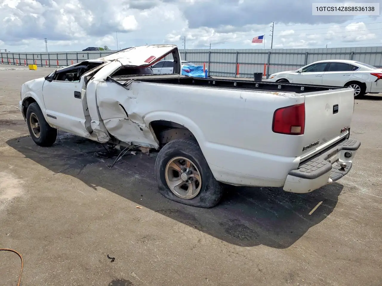 1995 GMC Sonoma VIN: 1GTCS14Z8S8536138 Lot: 54336786