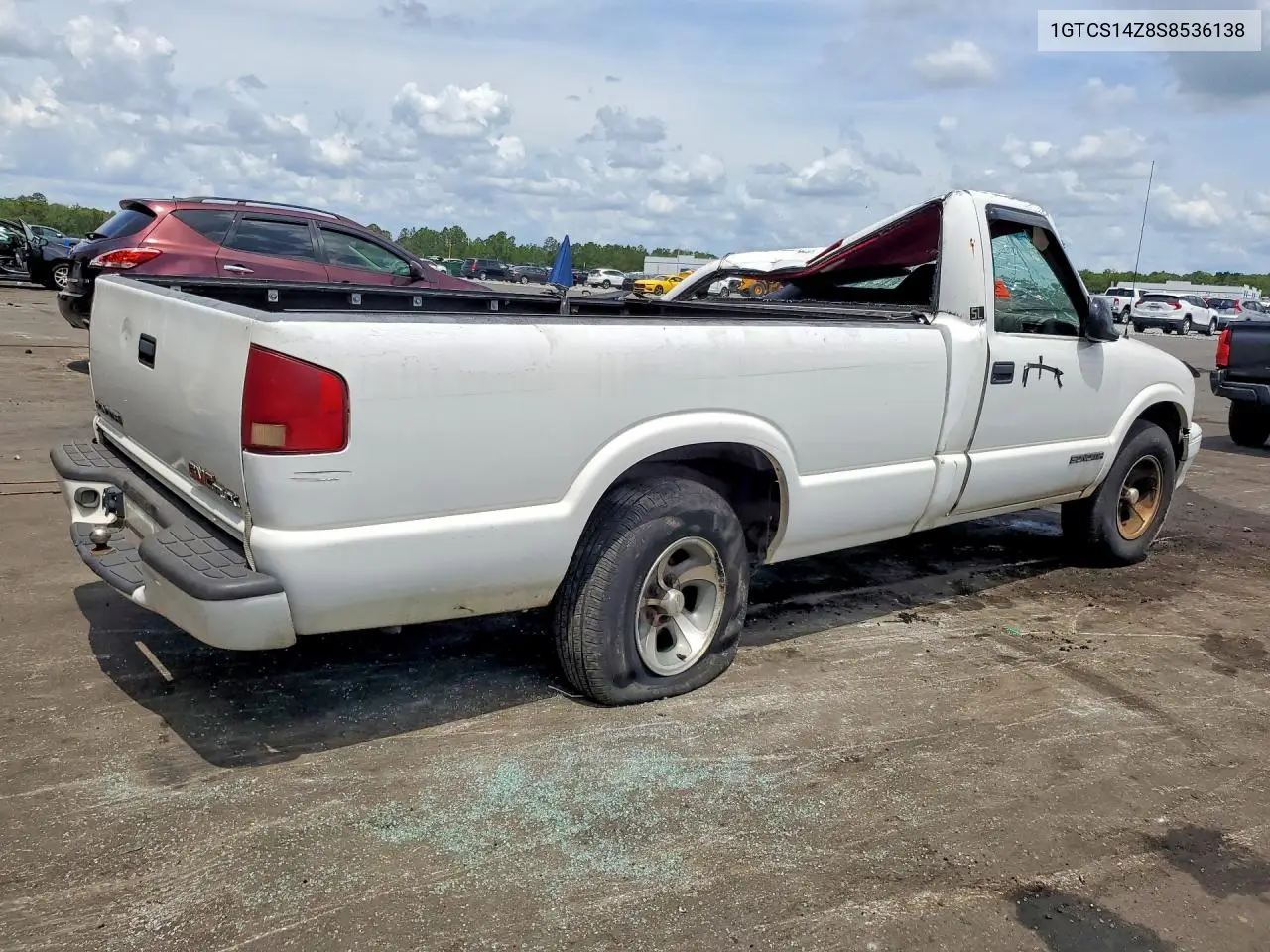 1995 GMC Sonoma VIN: 1GTCS14Z8S8536138 Lot: 54336786