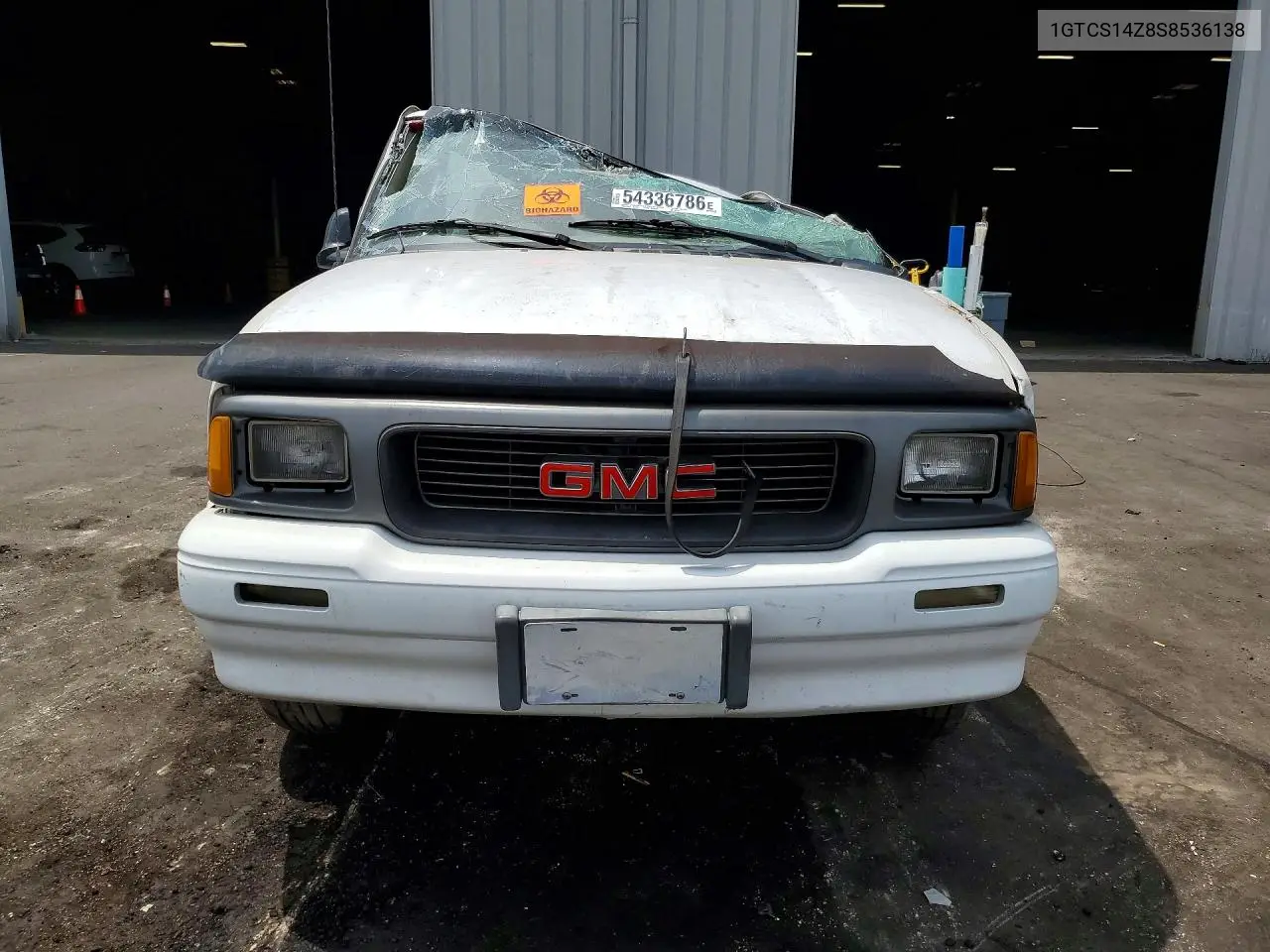 1995 GMC Sonoma VIN: 1GTCS14Z8S8536138 Lot: 54336786