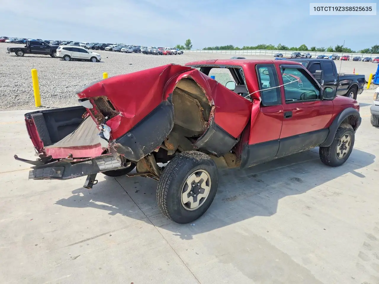 1995 GMC Sonoma VIN: 1GTCT19Z3S8525635 Lot: 61909356