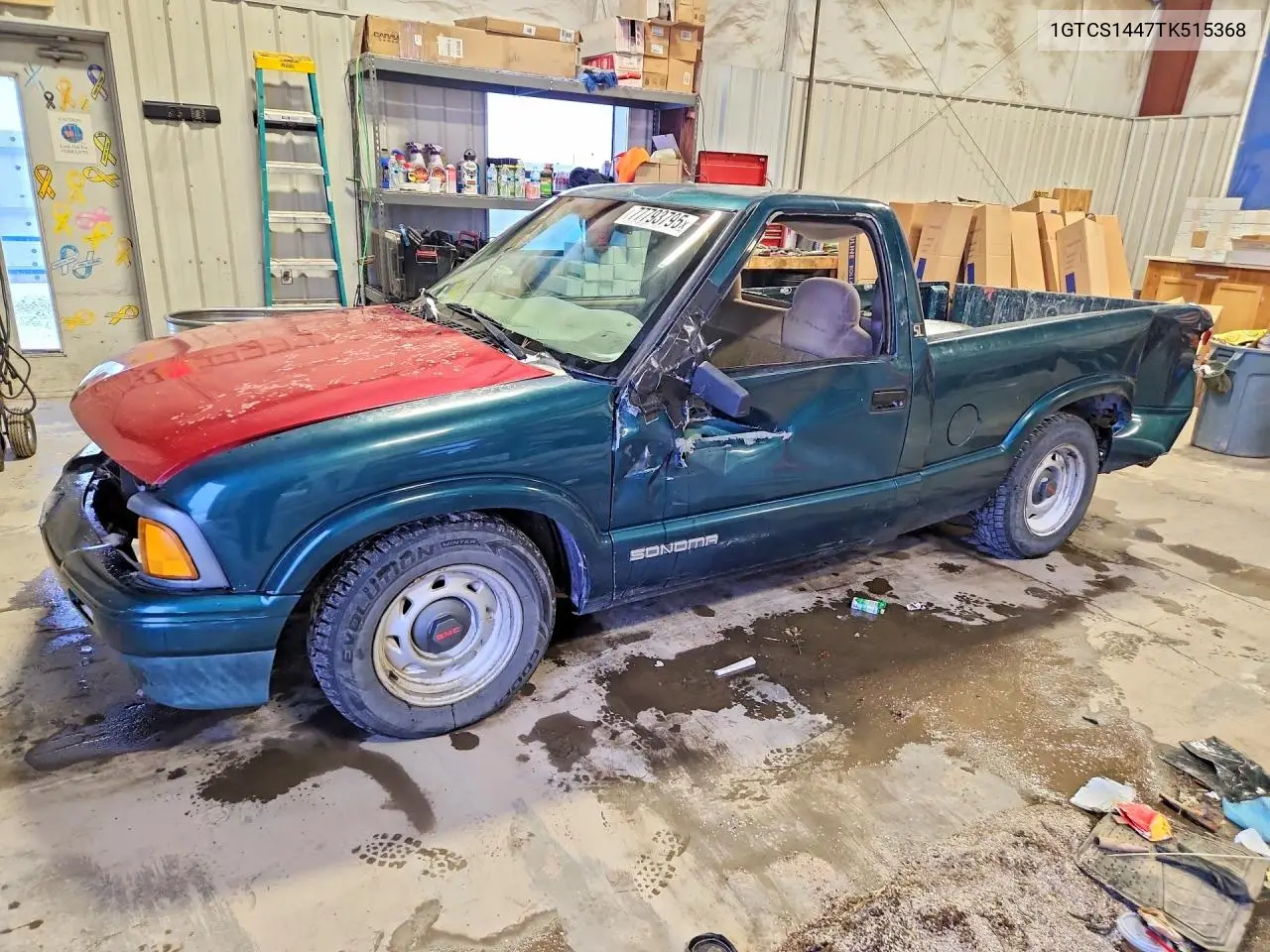 1996 GMC Sonoma VIN: 1GTCS1447TK515368 Lot: 77793795