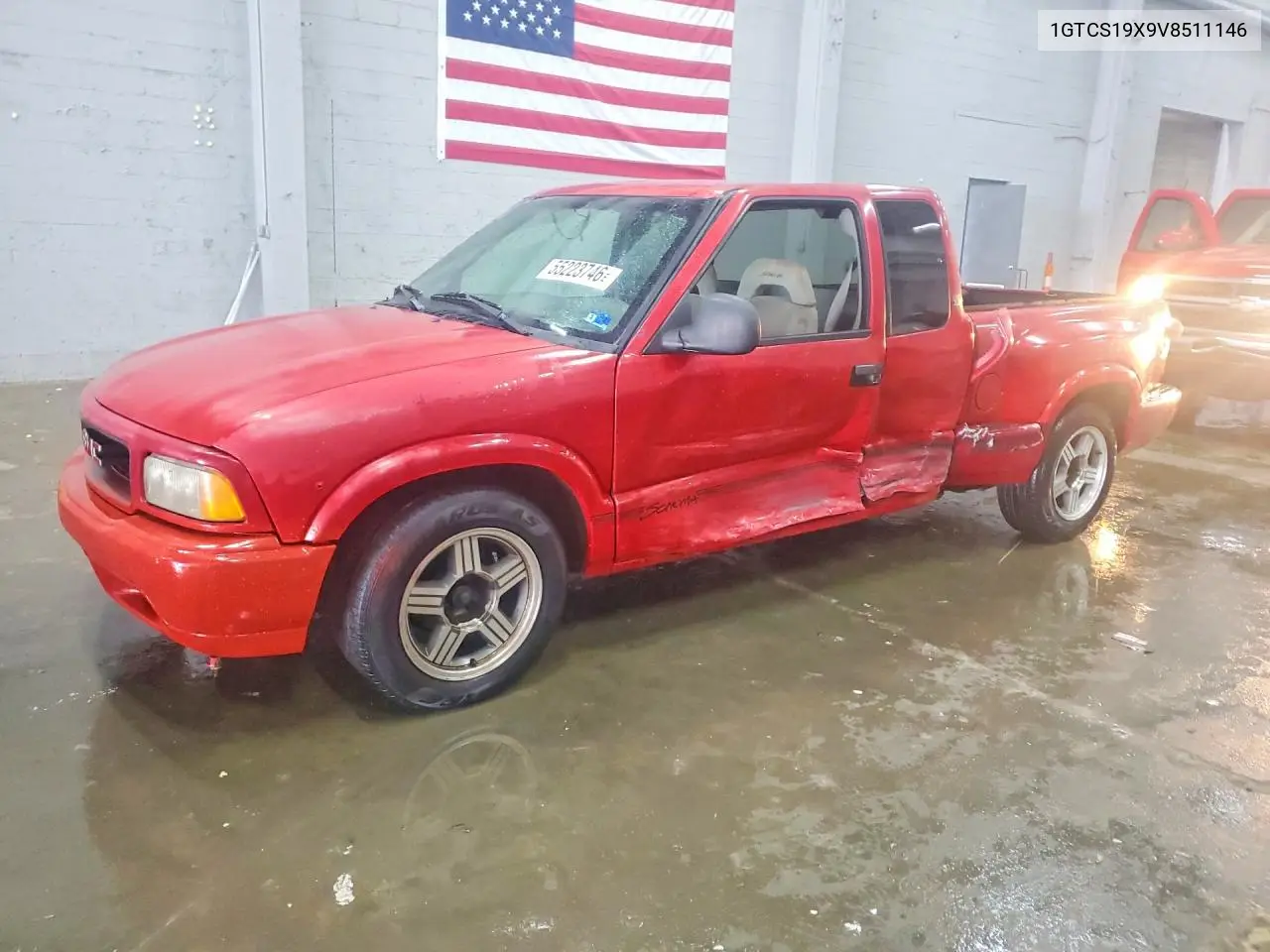 1997 GMC Sonoma VIN: 1GTCS19X9V8511146 Lot: 55223746