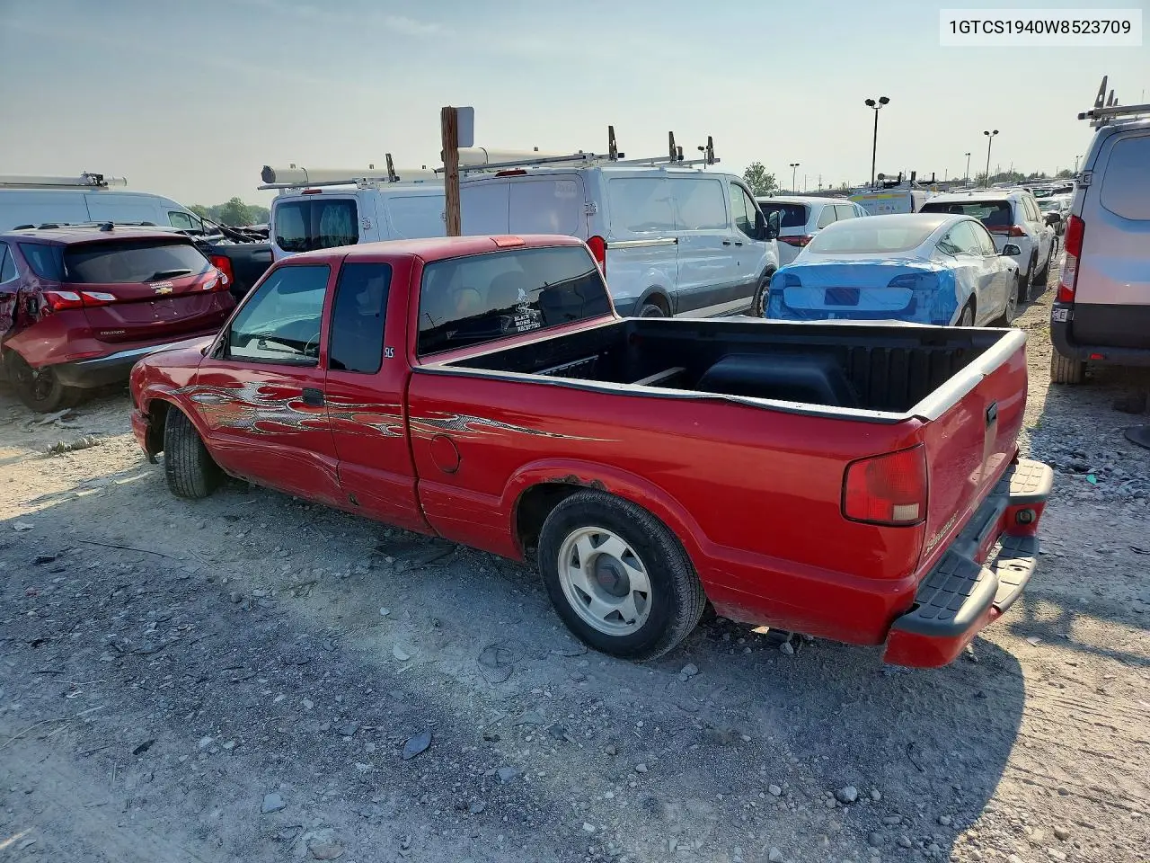 1998 GMC Sonoma VIN: 1GTCS1940W8523709 Lot: 60623796