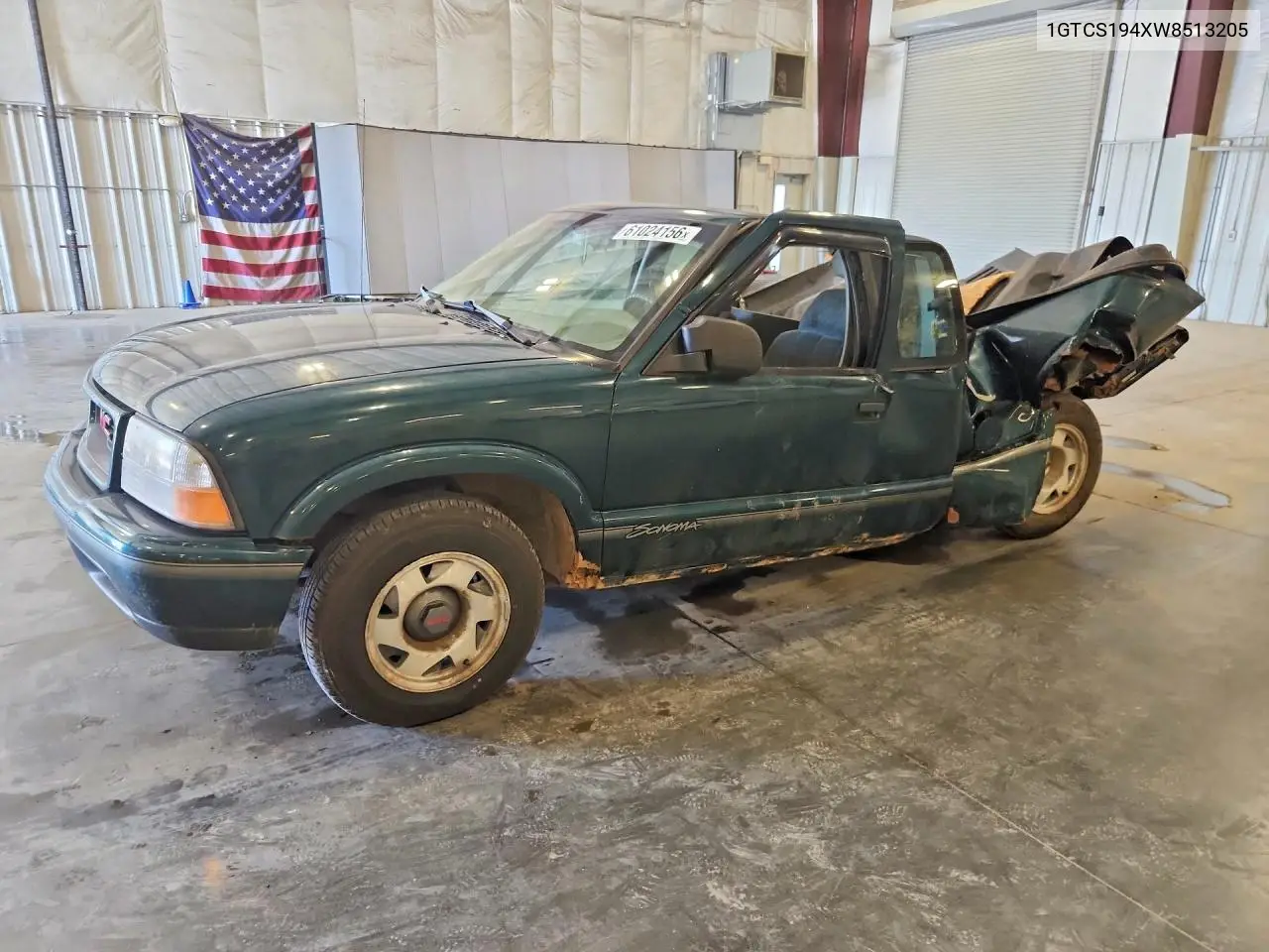 1998 GMC Sonoma VIN: 1GTCS194XW8513205 Lot: 61024156