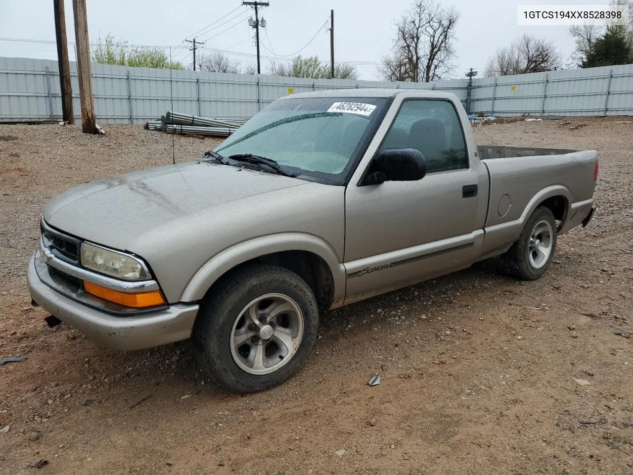 1999 GMC Sonoma VIN: 1GTCS194XX8528398 Lot: 46282944
