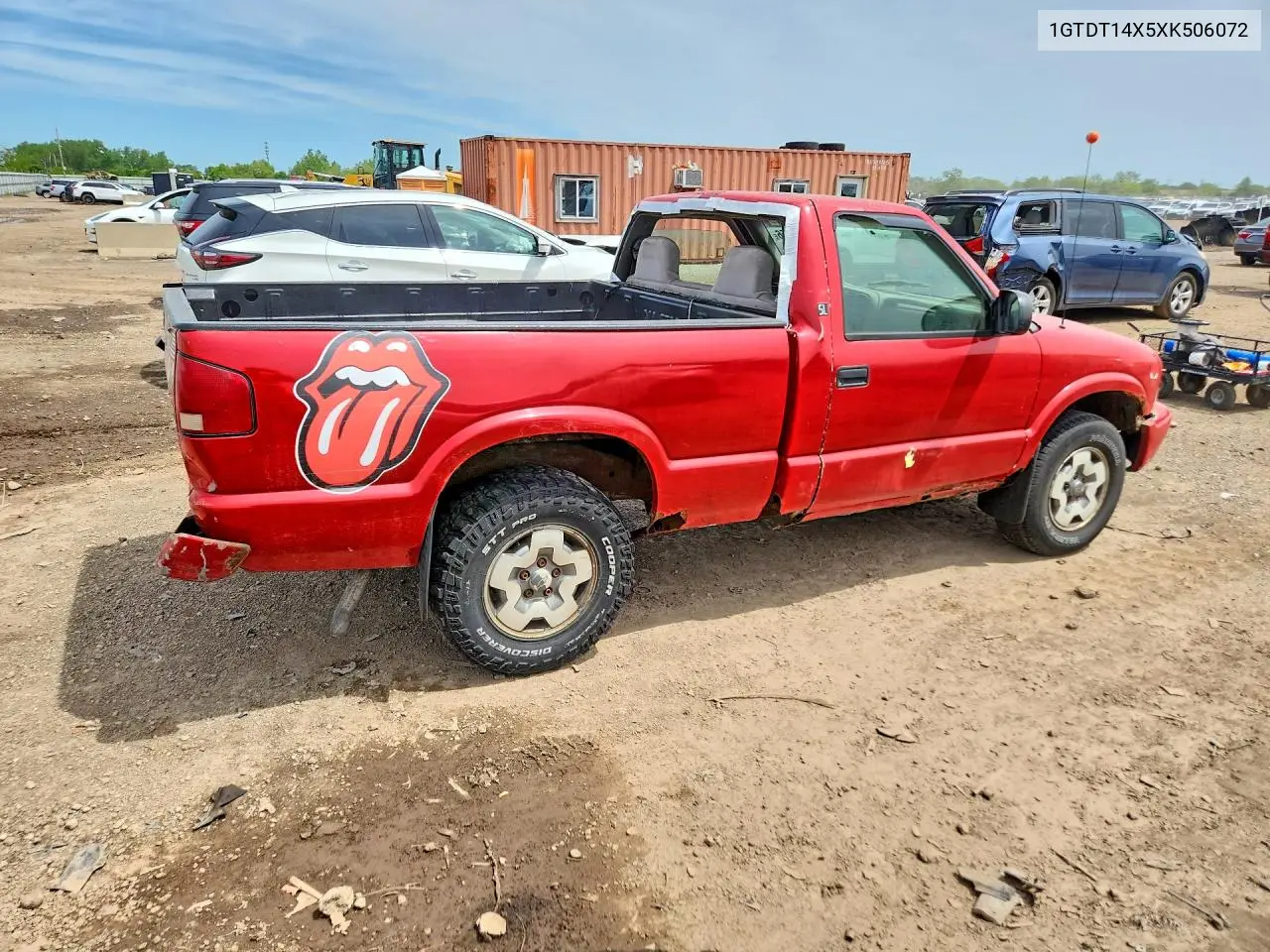 1999 GMC Sonoma VIN: 1GTDT14X5XK506072 Lot: 54774556