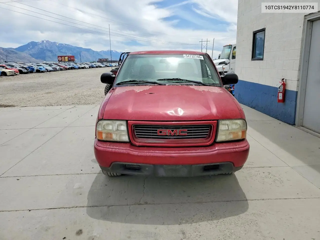 2000 GMC Sonoma VIN: 1GTCS1942Y8110774 Lot: 54732746