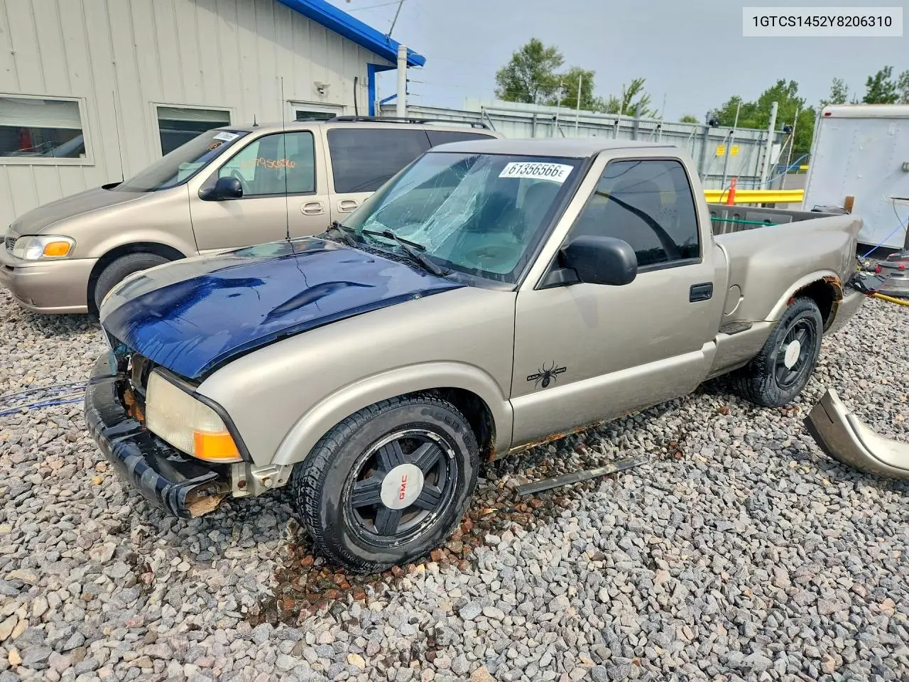 2000 GMC Sonoma VIN: 1GTCS1452Y8206310 Lot: 61356566