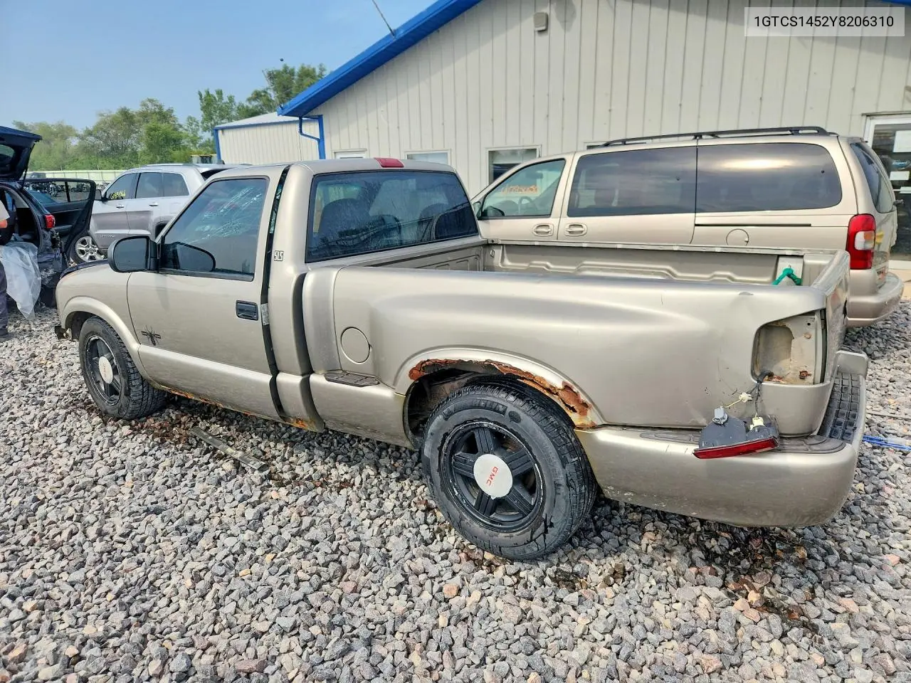2000 GMC Sonoma VIN: 1GTCS1452Y8206310 Lot: 61356566