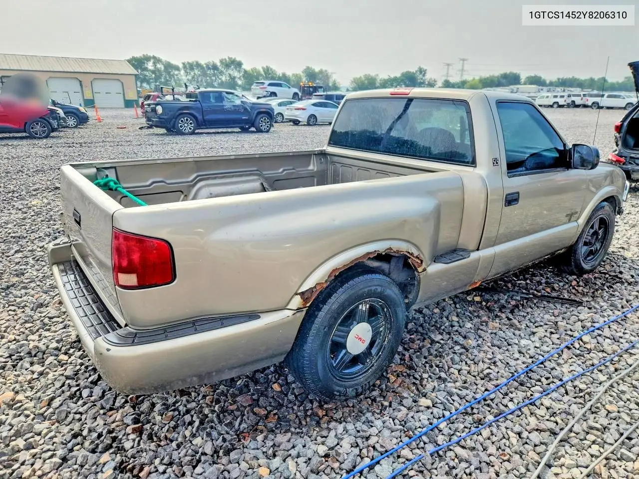 2000 GMC Sonoma VIN: 1GTCS1452Y8206310 Lot: 61356566