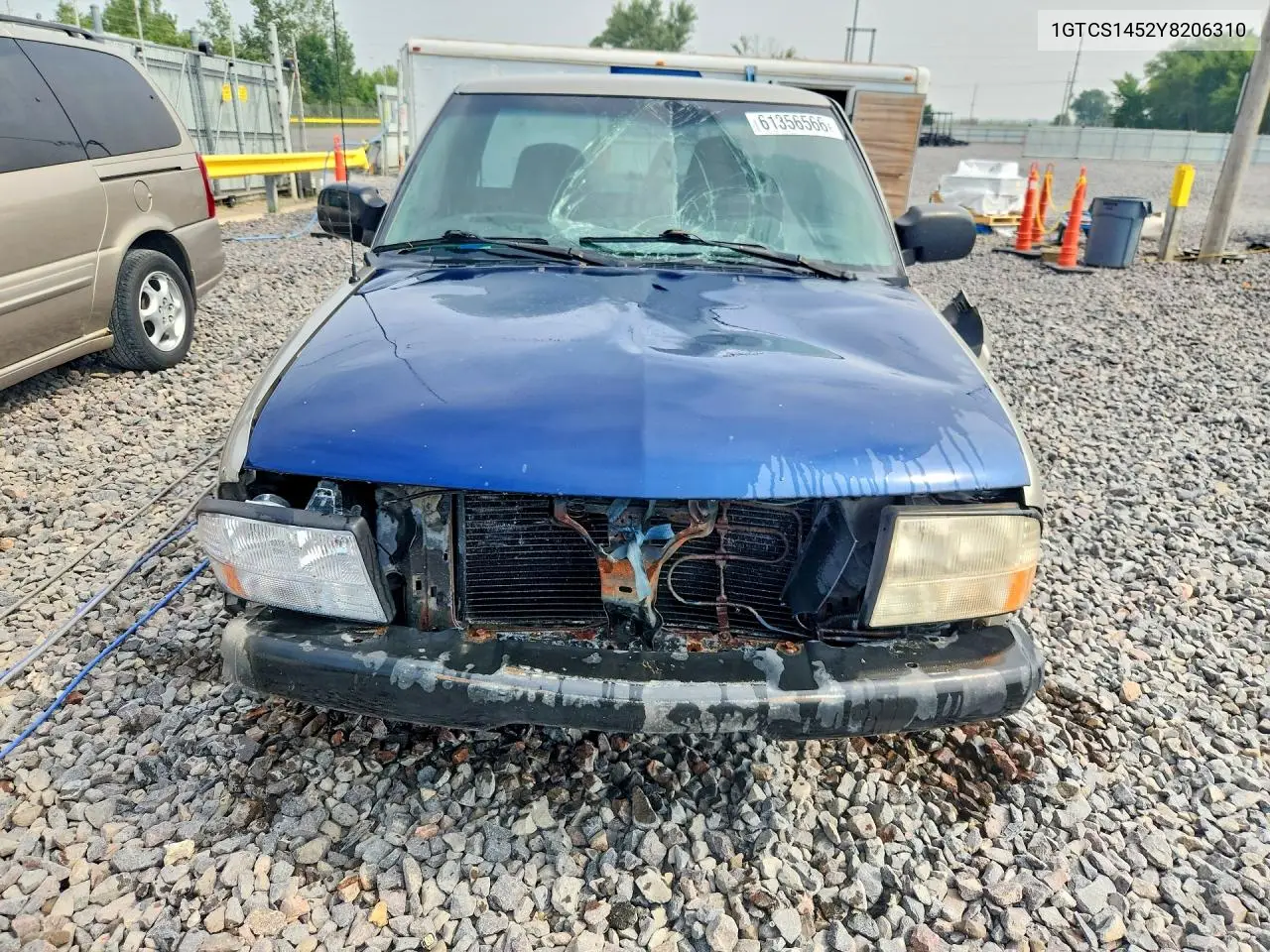 2000 GMC Sonoma VIN: 1GTCS1452Y8206310 Lot: 61356566