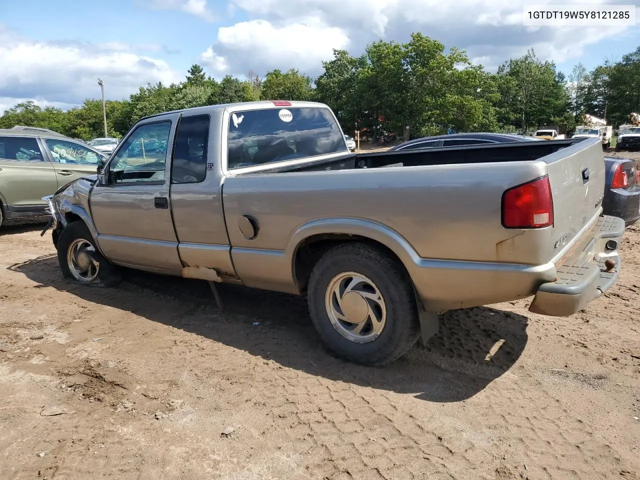 2000 GMC Sonoma VIN: 1GTDT19W5Y8121285 Lot: 71079415