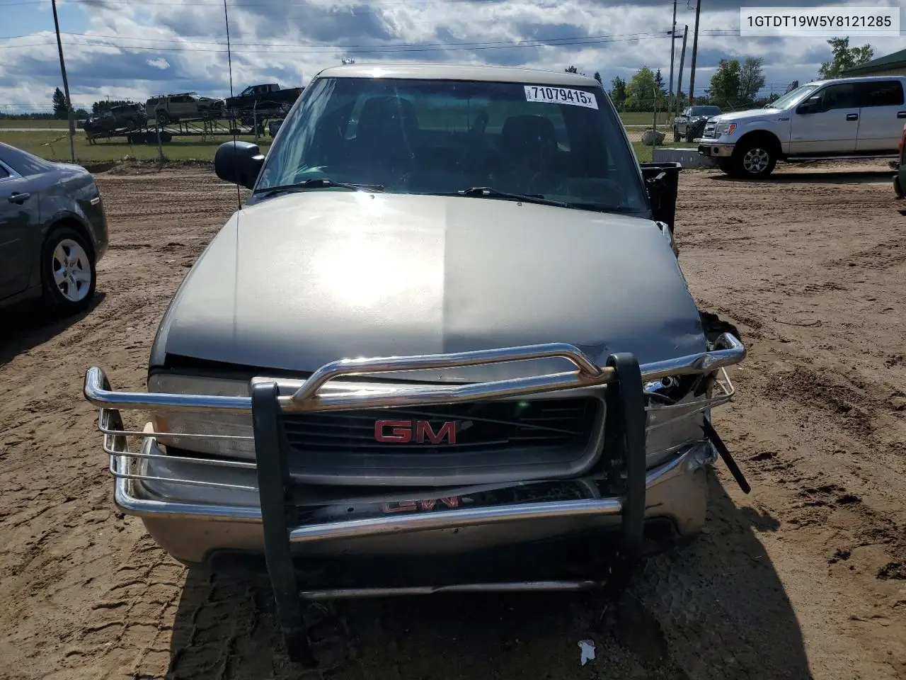2000 GMC Sonoma VIN: 1GTDT19W5Y8121285 Lot: 71079415