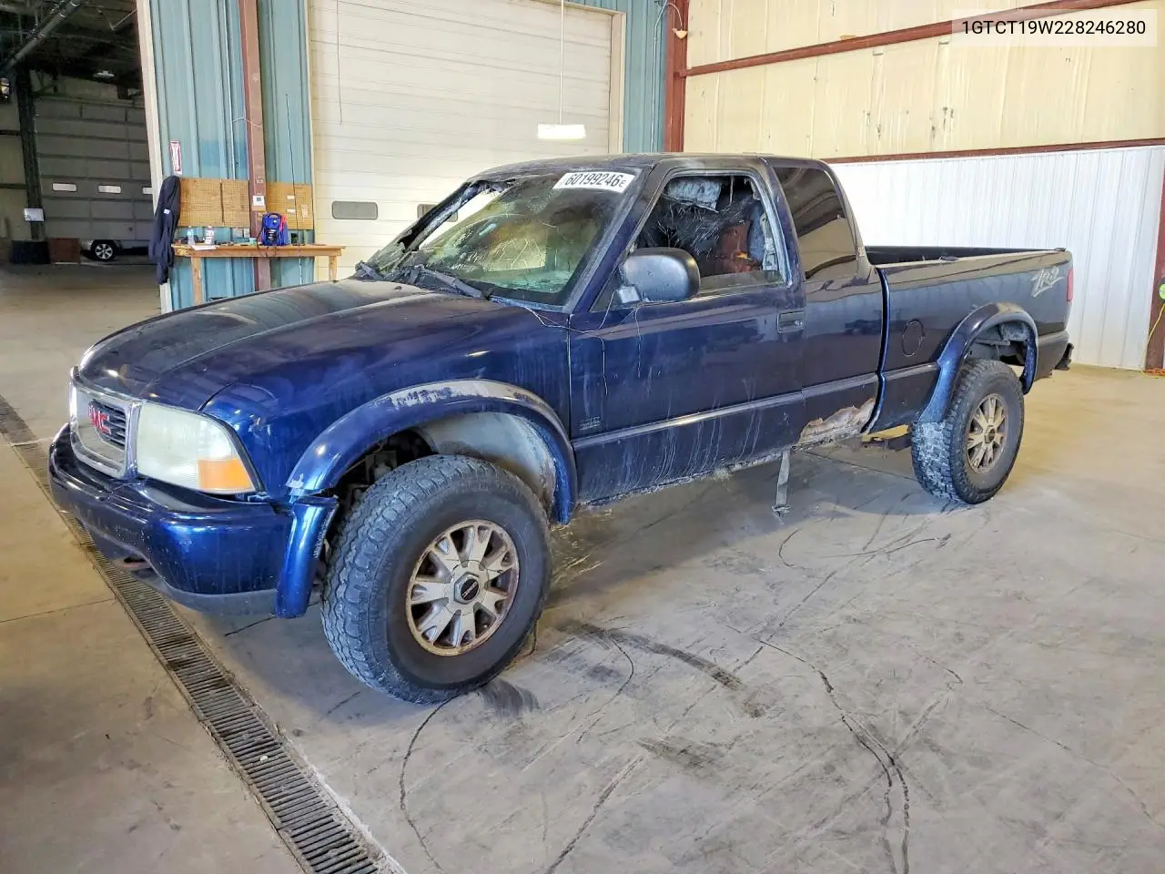 2002 GMC Sonoma VIN: 1GTCT19W228246280 Lot: 60199246