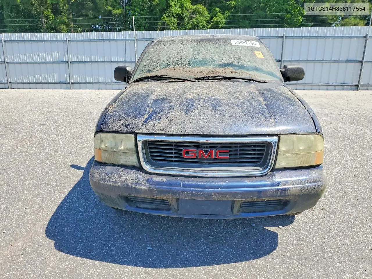 2003 GMC Sonoma VIN: 1GTCS14H838117554 Lot: 53492166