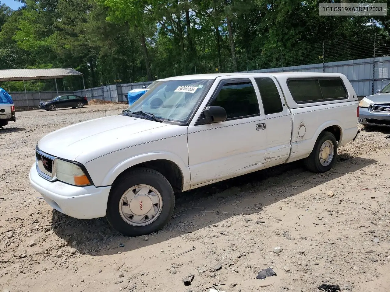 2003 GMC Sonoma VIN: 1GTCS19X638212033 Lot: 54268686