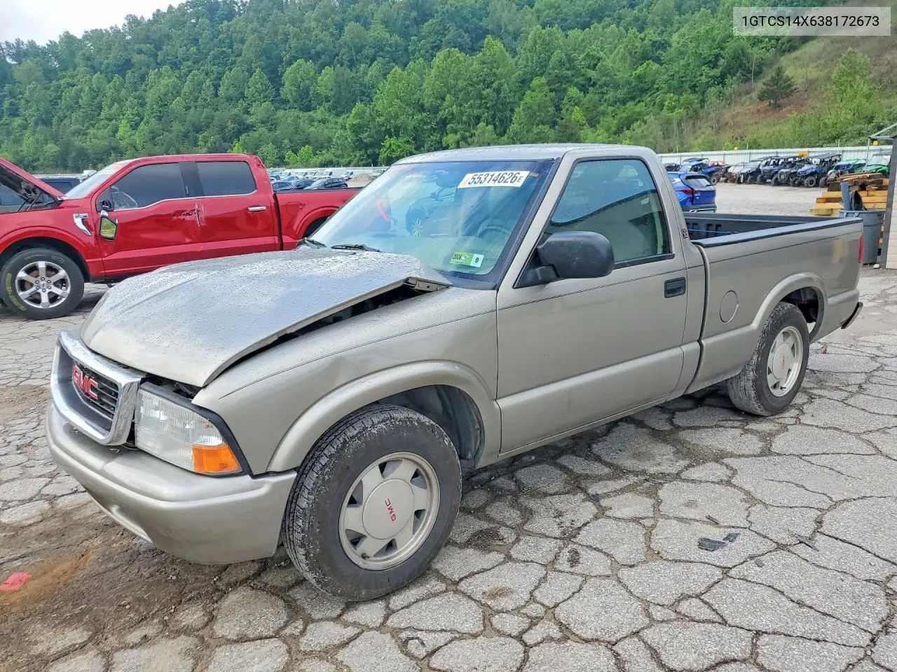 2003 GMC Sonoma VIN: 1GTCS14X638172673 Lot: 55314626