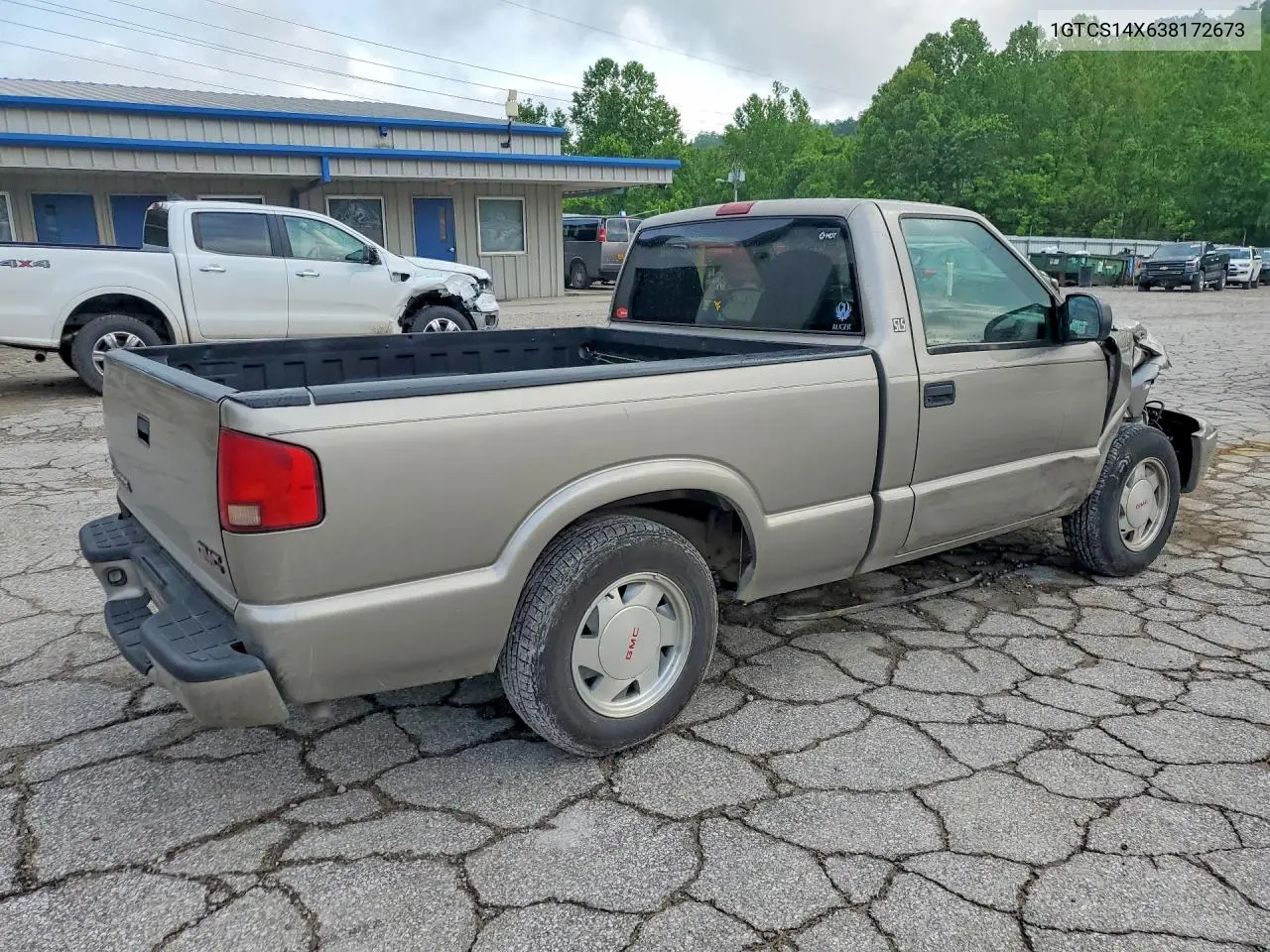 2003 GMC Sonoma VIN: 1GTCS14X638172673 Lot: 55314626