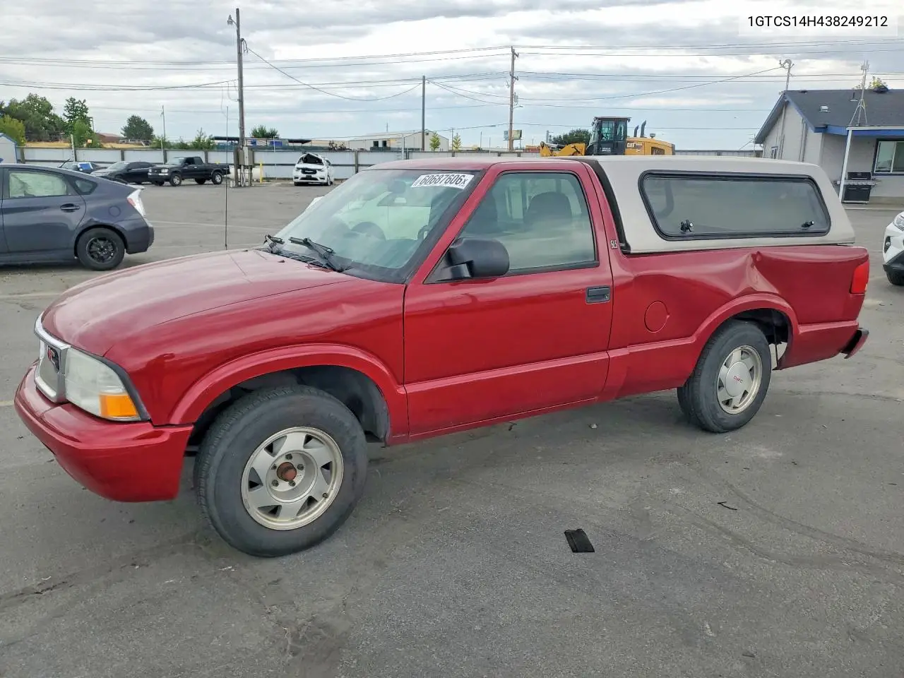 2003 GMC Sonoma VIN: 1GTCS14H438249212 Lot: 60687606