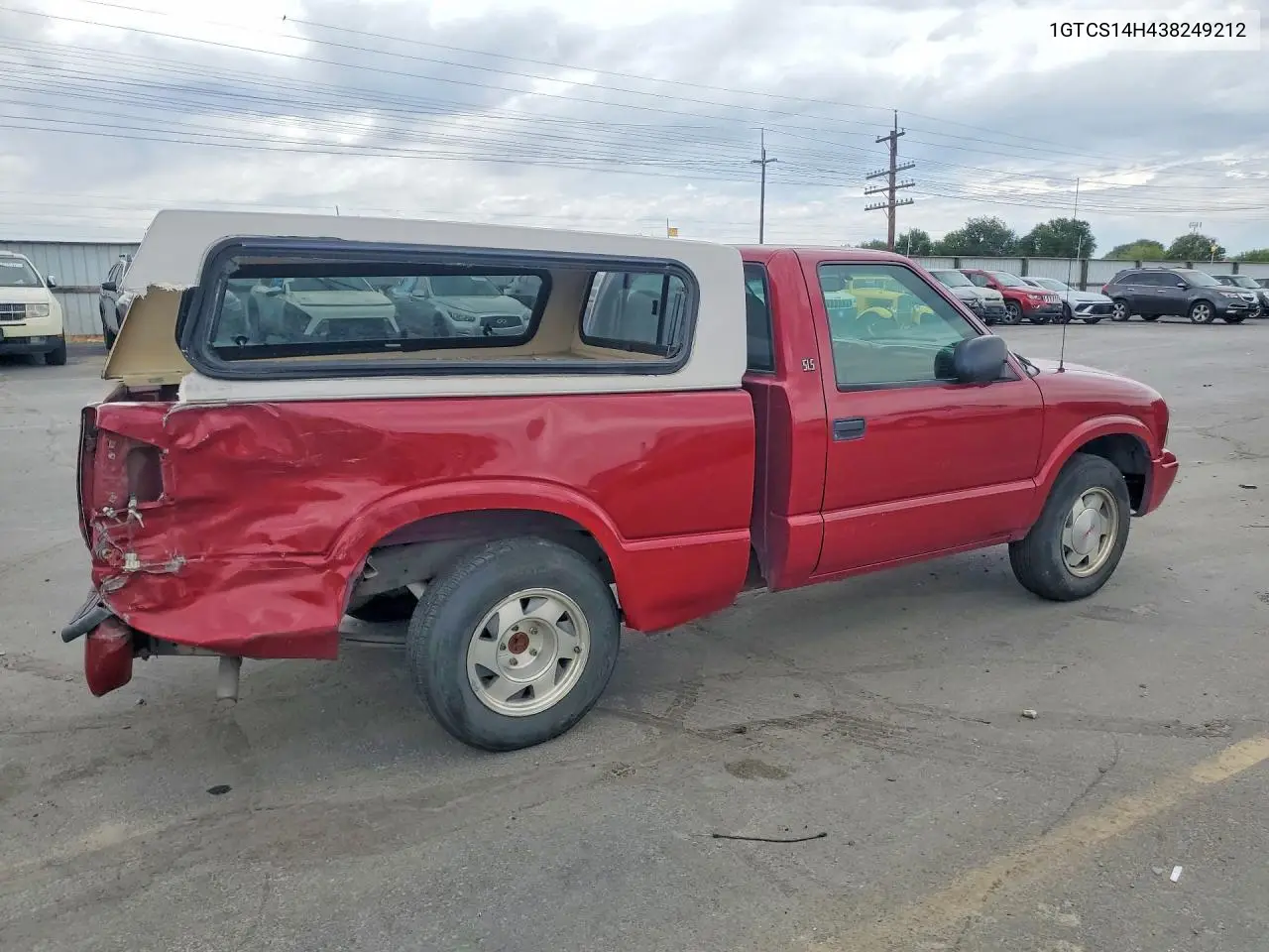 2003 GMC Sonoma VIN: 1GTCS14H438249212 Lot: 60687606