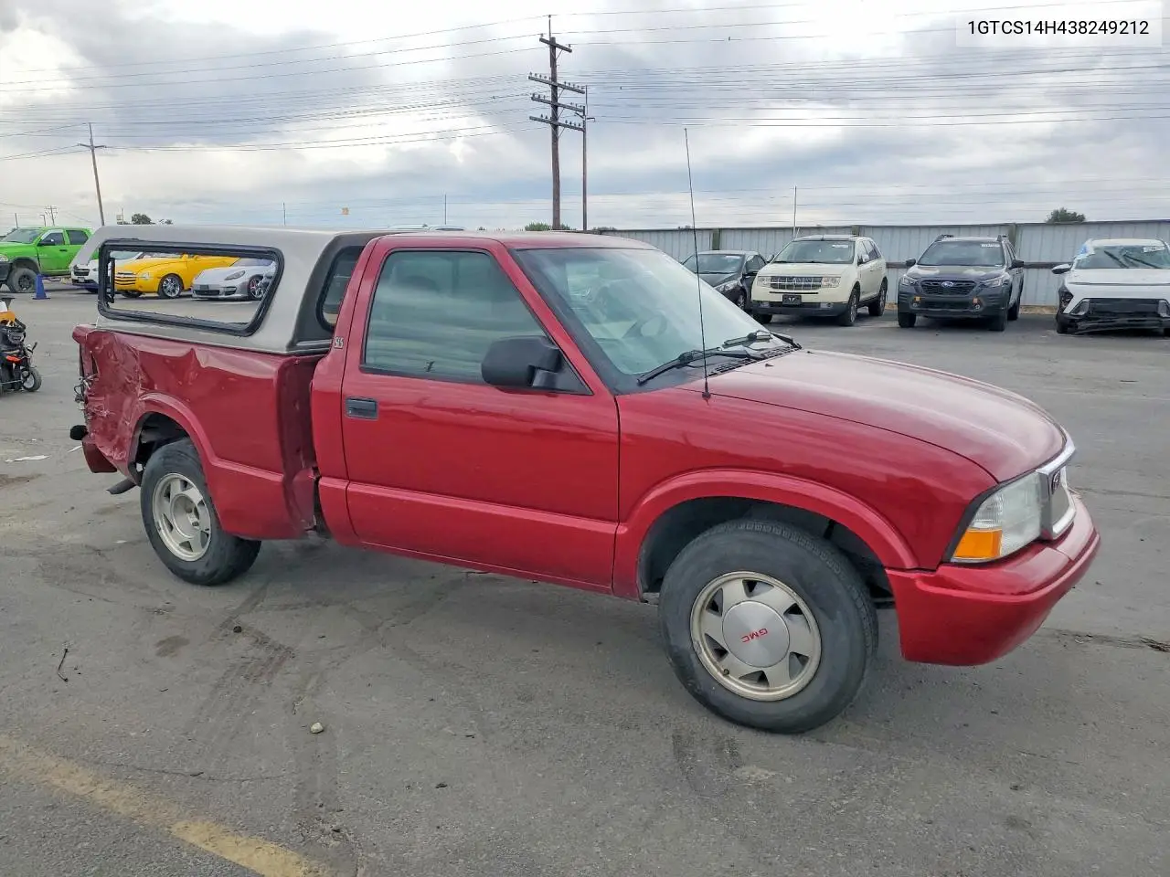 2003 GMC Sonoma VIN: 1GTCS14H438249212 Lot: 60687606